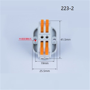 Tùy chỉnh nhỏ gọn cố định dây thiết bị đầu cuối kết nối nhanh dây Plug-in Multi-out 2P 3P 4P nhựa pins ứng dụng điện - Product Image 4