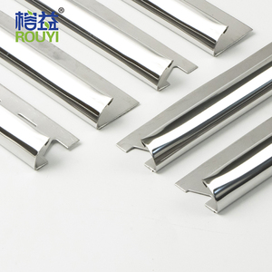 Trang Trí Bên Trong Tường Góc Dải Cạnh Gốm Linh Hoạt Thép Không Gỉ Kim Loại Vòng Cạnh Kim Loại Tile <span class=keywords><strong>Trim</strong></span> - Product Image 1