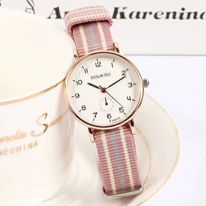 Montre pour femme, bracelet en toile, montre à quartz, montre étanche, montre tendance - Product Image 1