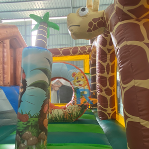 Castillo Inflable de PVC de 0.55mm para Exteriores, Casa de Brinco Inflable, Moonwalk, Castillo Inflable Grande para Niños, Equipo - Product Image 5