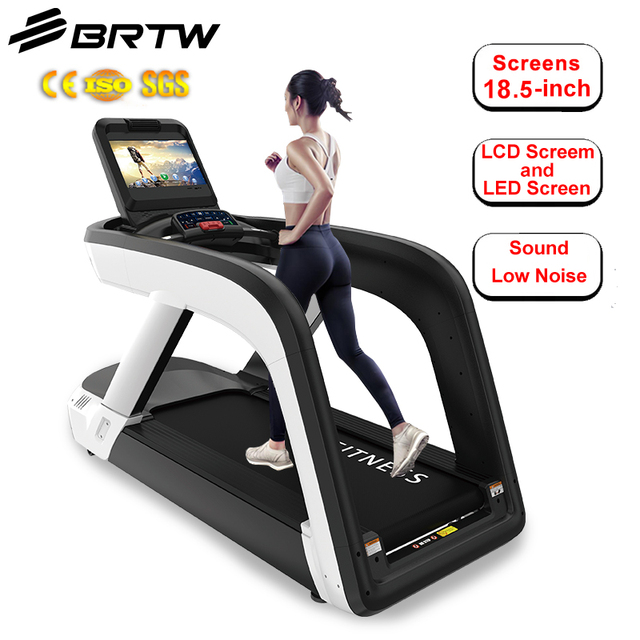 Brightway Commercial Treadmill with Touch Screen Indoor Running Machine Treademill Gym Equipment