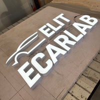 Enseigne lumineuse personnalisée en lettres 3D en acrylique LED, enseigne lumineuse pour logo, enseigne murale pour atelier automobile, entreprise
