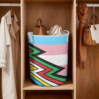 Sac de rangement à cordon personnalisé avec drapeau arc-en-ciel gay, pour personnes handicapées et transgenres, pour la collecte du linge et le rangement des articles ménagers