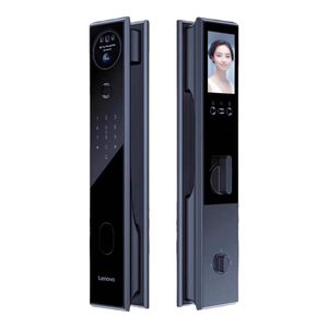 Cerradura Inteligente Lenovo de Aleación de Aluminio con Reconocimiento Facial 3D, Wi-Fi, Seguridad para el Hogar, Huella Dactilar y Contraseña Visual Remota - Product Image 1
