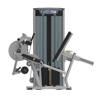 Machine de fitness multifonctionnelle commerciale avec support dorsal, jambières réglables et extension des jambes en acier