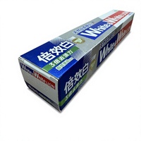 Boîte d'emballage personnalisée pour dentifrice, carton argenté pliable avec logo en relief, revêtement UV inversé