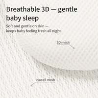Oreiller Confort Bébé Direct Usine, Maille Respirante 3D, Doux pour la Peau, Toutes Saisons pour un Meilleur Sommeil de Bébé