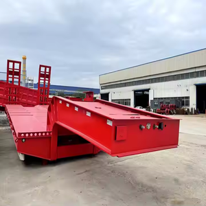 Venta Directa de Fábrica en China, Remolque de Plataforma Baja de 3 y 4 Ejes, 80 Toneladas, para Transporte de Equipos, Semirremolque de Plataforma Baja - Product Image 4