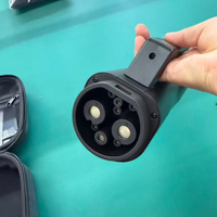 Adaptateur EV intelligent OEM ODM 400A GBT vers CCS2, convertisseur de charge rapide CC à courant élevé avec contrôle à distance par application et mise à niveau OTA