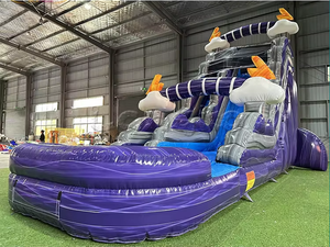 Tobogán Acuático Inflable de PVC de Grado Comercial, Tobogán Gigante Acuático Inflable, Fabricado en China - Product Image 1