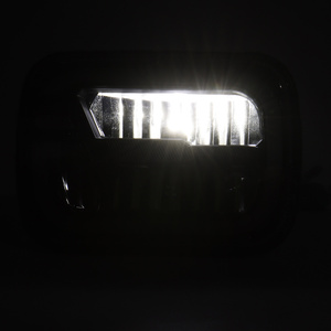 ไฟหน้า LED ทรงสี่เหลี่ยมสำหรับรถบรรทุกใหม่ ขนาด 5x7 7x6 นิ้ว สำหรับรถยนต์แลนด์ครุยเซอร์ ปราโด KZJ70 KZJ73 KZJ78 ปี 93-96 พร้อมไฟ DRL สีขาว และไฟเลี้ยว สำหรับรถจี๊ป เชอโรกี XJ - Product Image 6