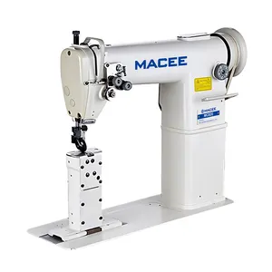 MC 820 Heavy Industrial Round Head Post Bed Double Needle Lockstitch Sewing Machine