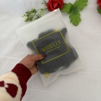 Sacs d'emballage personnalisés en plastique pour vêtements, imprimés, en PVC/PE, avec fermeture éclair coulissante pour T-shirts et vêtements