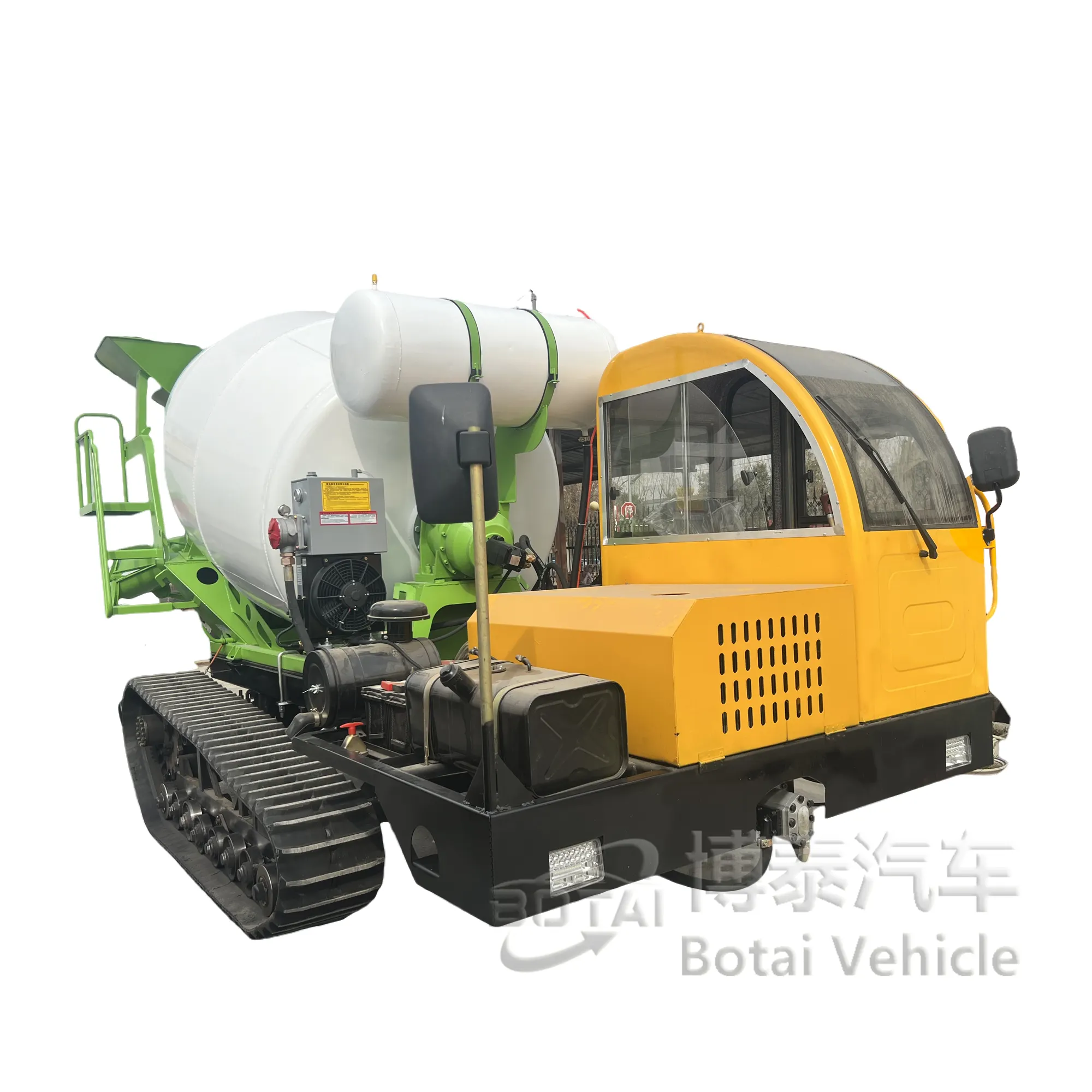 6 M3 From China Concrete Mixer Truck Body With Mixing Drum Mounted On Concrete Truck For Concrete Delivery And Transfer