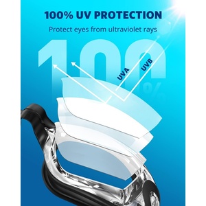 <span class=keywords><strong>Gafas</strong></span> de Natación Amplias con Protección UV para Surf, Piscina y Playa, Sin Fugas, Protección Total, para Adultos, Mujeres y Jóvenes - Product Image 2
