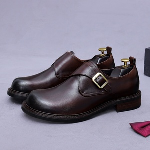 Zapatos de Cuero de Alta Gama, Nuevos, Impermeables, Sin Cordones, para Hombre, Estilo Moderno y Ejecutivo con Suela de Goma - Product Image 4