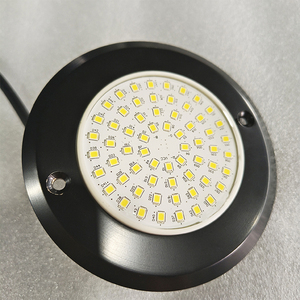 Yaokingled YK-SP615M mural en acier inoxydable <span class=keywords><strong>petite</strong></span> <span class=keywords><strong>taille</strong></span> 12V 6W IP68 étanche blanc LED piscine lumière couleur noire - Product Image 4