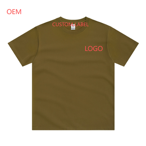T-shirt <span class=keywords><strong>tubulaire</strong></span> à manches courtes <span class=keywords><strong>en</strong></span> <span class=keywords><strong>jersey</strong></span> uni 100 % <span class=keywords><strong>coton</strong></span> (16 fils) 250 g/m² épais, personnalisable avec étiquette sur mesure - Product Image 1