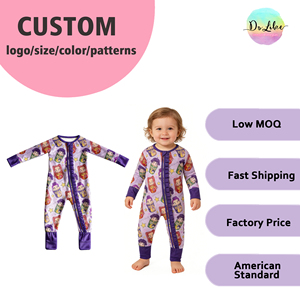Pyjamas à manches courtes en bambou pour bébé Whatnot Bamboo Character Bamboo Zippy Mystery <span class=keywords><strong>Box</strong></span> Rompers - Product Image 3