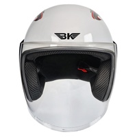 Casque de moto demi-face en PP respirant à double visière à dégagement rapide unisexe, couleur personnalisée