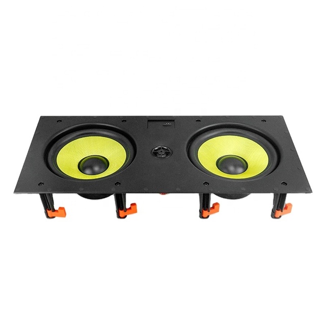 Professional Dual 8 Inch Woofer 160W  38MM VC Fiber Glass Woven Cone Home Theater Ceiling Speaker