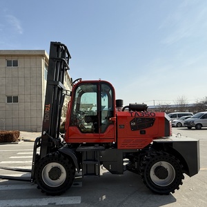 全新 TAVOL TA350 四轮驱动 3500 公斤越野柴油实心轮胎全地形叉车出售 - Product Image 5