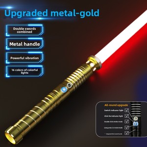 Sabre laser <span class=keywords><strong>de</strong></span> duel en métal et plastique <span class=keywords><strong>de</strong></span> haute qualité, jouet LED clignotant, épée 16 couleurs pour les 14 ans et plus - Product Image 6