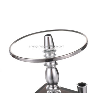 Offre Spéciale Cube narguilé Chicha Sheesha Hokkah nouveau Design carré acrylique plastique narguilé Shisha lumière LED grande fumée narguilé <span class=keywords><strong>Hooka</strong></span> - Product Image 5