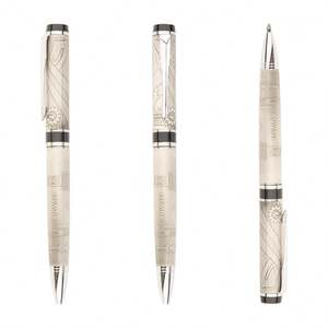 Bolígrafo de Metal de Latón Cepillado de Diseño Medieval de Alta Gama, Resistente a la Corrosión, para Regalo de Lujo - Product Image 2