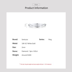 Anillo Apilable de Oro Blanco Sólido de 10K con Diamantes Marquise y Pavé, Minimalista, para Uso Diario, Promesa o Boda, Personalizado de Fábrica para Mujer - Product Image 5