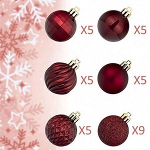 Adornos Navideños Colgantes de Plástico Artificial, Esferas Irrompibles de 10 cm, Oferta Especial Navidad 2022 - Product Image 3