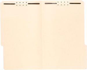 Dimensioni 1/3 cartelle di File di fissaggio tagliate-linguetta superiore rinforzata-2 punte durevoli progettate per organizzare Standard legali - Product Image 1