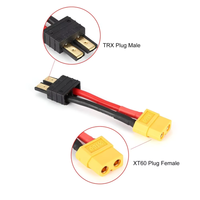 Câble adaptateur de chargeur EC5 XT60 12AWG pour batterie LiPo de voiture RC, convertisseur ECS, fils mâle-femelle, accessoires