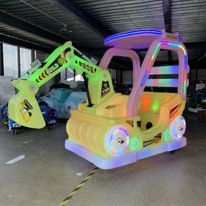 Offre Spéciale : Voiture Tamponneuse Excavatrice à LED Colorées pour Parc d'Attractions, Utilisation Intérieure et Extérieure, Alimentée par Batterie - Product Image 2