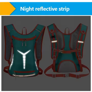 Léger respirant réfléchissant vélo Portable sac à dos cyclisme vélo équitation poche d'hydratation sac à dos avec poche pour casque - Product Image 5