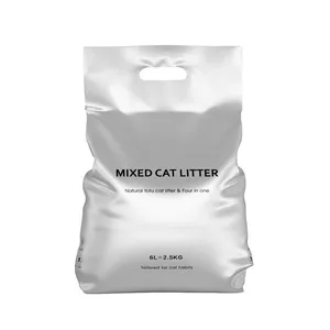 供应商OEM批发生产线附聚结晶膨润土带香味自洁混合猫砂