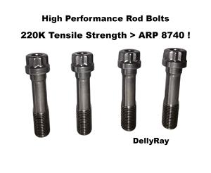 สลักเกลียวเชื่อมต่อเพลาข้อเหวี่ยง วัสดุความแข็งแรงสูง ทนแรงดึงสูง ขนาด 1.5/1.6 UHL 3/8'' 7/16'' สำหรับรถยนต์ออดี้ รับประกัน 12 เดือน - Product Image 3