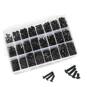 Vis autoperceuses à tête hexagonale en acier inoxydable et acier au carbone, peintes sur mesure, avec rondelle EPDM pour toiture métallique - Product Image 3