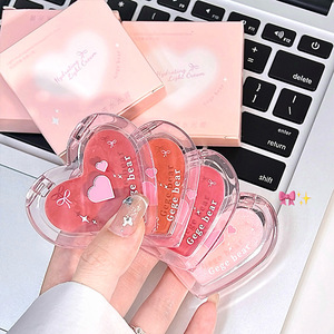 Gege gấu <span class=keywords><strong>Highlighter</strong></span> Glow trang điểm gel để bột <span class=keywords><strong>Highlighter</strong></span> trang điểm mặt Blush blendable & buildable <span class=keywords><strong>Highlighter</strong></span> - Product Image 3