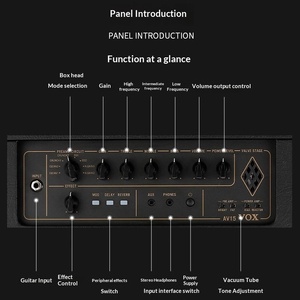 <span class=keywords><strong>Amplificador</strong></span> de Guitarra con Simulación de Tubos VOX AV15 AV30 AV60, Multifunción, Eléctrico, Fabricado en Material Sin Especificar - Product Image 6