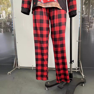 定制圣诞驯鹿家庭睡衣套装涤纶睡衣男女儿童圣诞睡衣家居服代发货 POD - Product Image 3