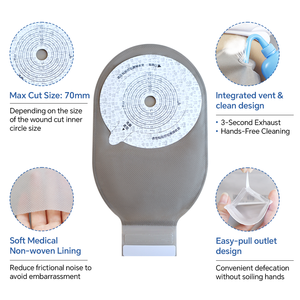 Zoldelo Medische Benodigdheden Fabrikant Eendelig Zelfklevend Wegwerp Stoma Stomazakjes Stomazakje Voor Stoma-En Ileostomiezorg - Product Image 4