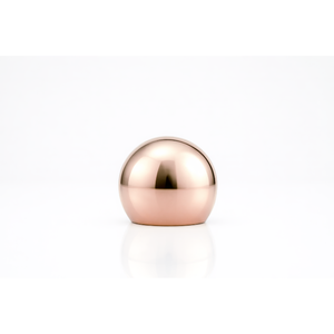 Luxurious Rose Gold Ball Perfume Cap FEA15 Elegant Round Sphere <b>Lid</b> for Fragrance Bottle - Product Image 1
