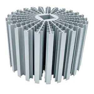 Profilé en aluminium de tournesol de haute qualité LED dissipateur de chaleur fournisseur Chine