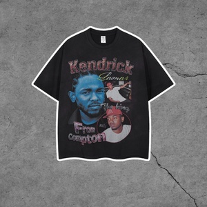 Camiseta de Manga Corta para Hombre, Estilo Hip Hop, Lavada, Desgastada, Vintage, Unisex, con Estampado Ácido - Product Image 6