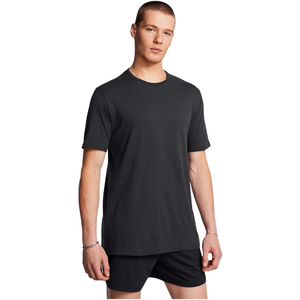 T-shirt à manches courtes pour homme, col rond, coupe classique, jersey tricoté, décontracté, à porter au quotidien - Product Image 1
