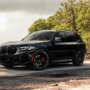 Jantes forgées répliques SHIN-555 Satin Matte Black HF3 à rayons multiples, jantes en alliage de 18 à 24 pouces, déport personnalisé pour BMW Audi - Product Image 2