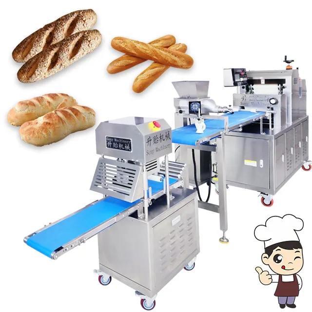 Máquina automática para hacer pan, comercial, para aperitivos