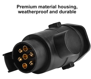 Convertisseur de <span class=keywords><strong>prise</strong></span> de <span class=keywords><strong>remorque</strong></span> 12 V 7 à 13 broches <span class=keywords><strong>voiture</strong></span> <span class=keywords><strong>remorque</strong></span> <span class=keywords><strong>prise</strong></span> adaptateur convertisseur caravane remorquage attelage remorquage connexion - Product Image 2
