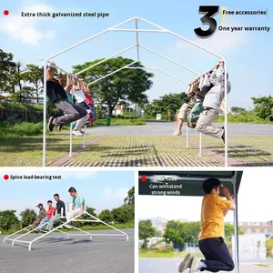 Meilleures ventes de tentes extérieures à quatre pieds imperméables, style moderne, pare-soleil à cadre métallique pour le <span class=keywords><strong>camping</strong></span> et les étals de marché de nuit - Product Image 2